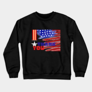 American flag veterans day holiday Gift Crewneck Sweatshirt